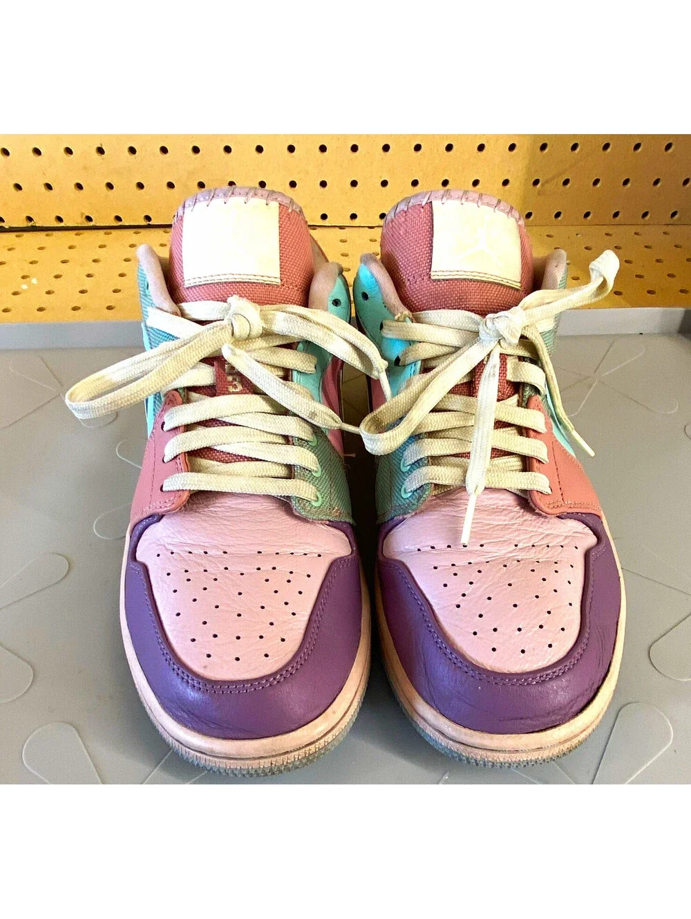 Jordan Air Jordan 1 SE Low Easter Pastel DJ5196-615 Multicolor Sneakers Size 10